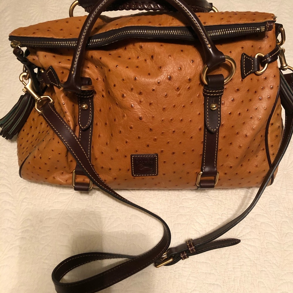 Dooney & Bourne Ostrich Large Purse